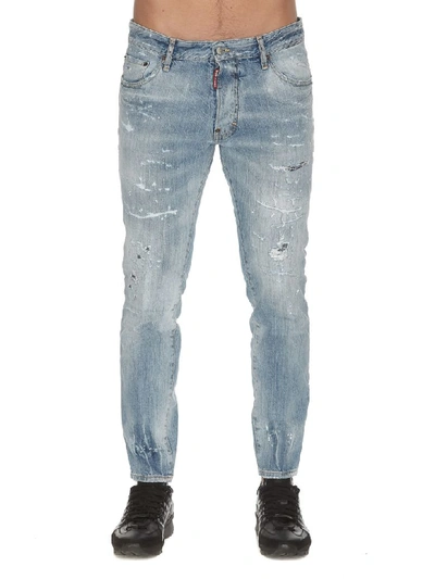 Shop Dsquared2 Cigarette Jean Jeans In Blue