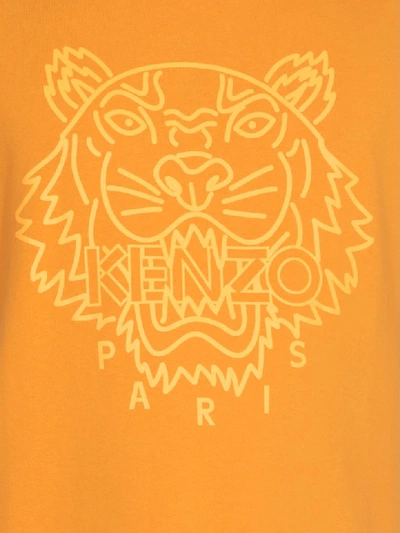 Shop Kenzo Cotton T-shirt In Medium Orange
