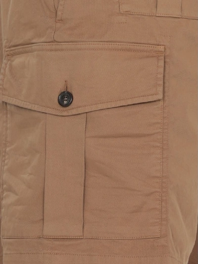 Shop Dsquared2 Cotton Shorts In Beige