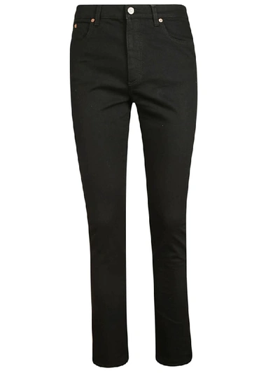 Shop Gucci Slim Fit Jeans In Black