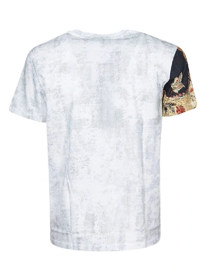 Shop Etro Printed T-shirt In Off White/multicolor