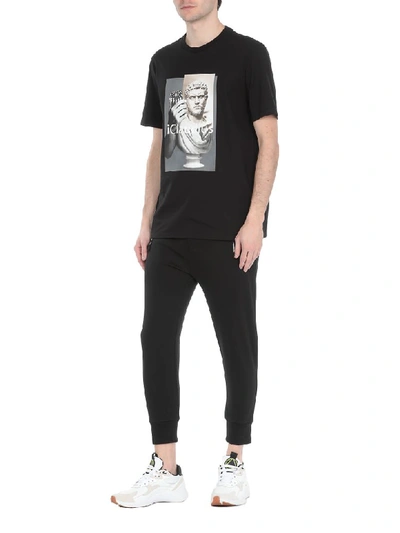 Shop Neil Barrett Cotton T-shirt In Black/print