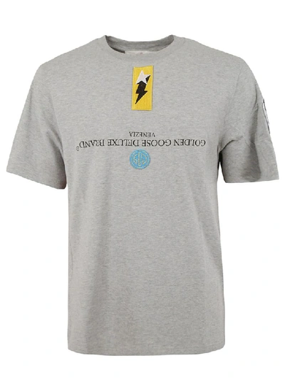 Shop Golden Goose Printed T-shirt In Basic