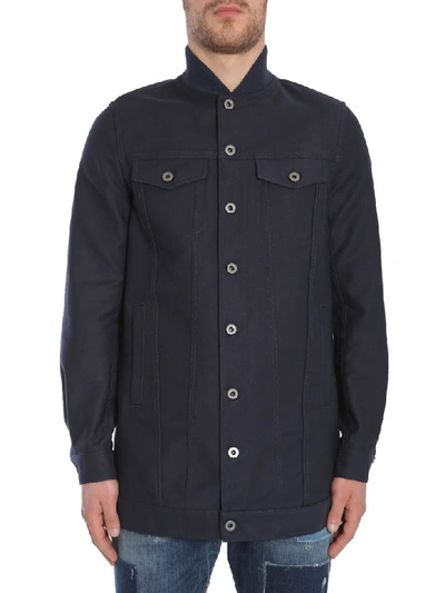 Shop Diesel Black Gold Johraly Safari Jacket In Blu