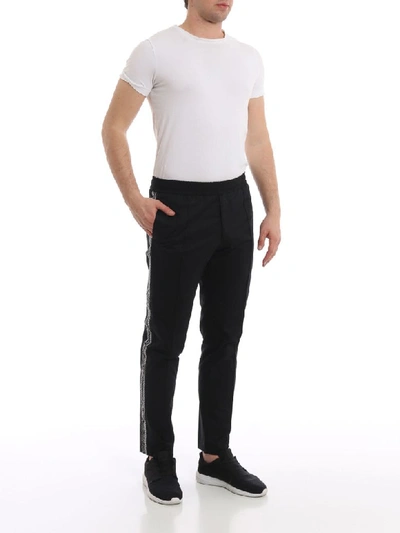 Shop Versace Classic Track Pants In Black