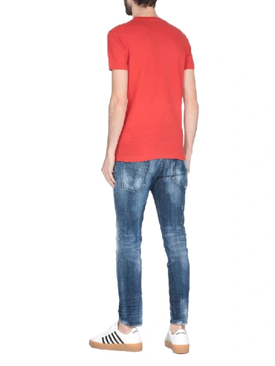 Shop Dsquared2 Cotton T-shirt In Red