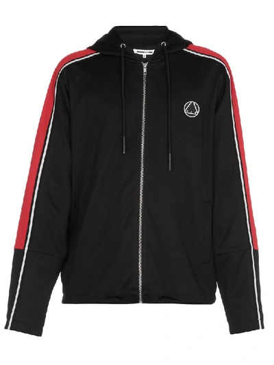 Shop Mcq By Alexander Mcqueen Tech Fabric Jacket In Darkest Black/red