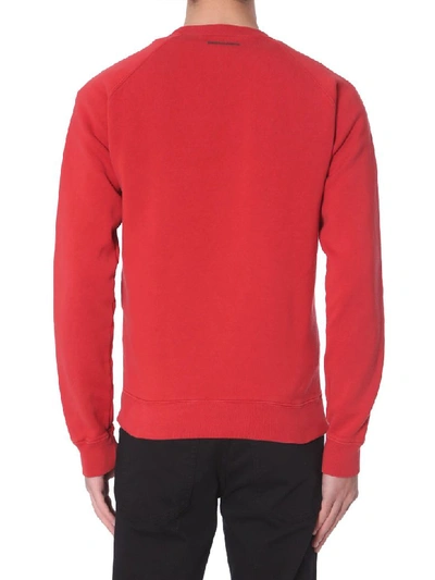 Shop Dsquared2 Slim Fit Sweatshirt In Rosso