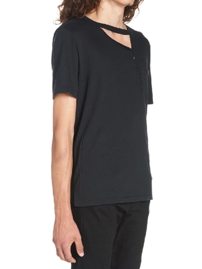 Shop Saint Laurent T-shirt In Black