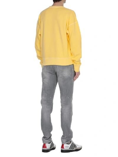 Shop Dsquared2 Cotton T-shirt In Yellow