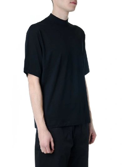 Shop Acne Studios Eagan Black Cotton T-shirt