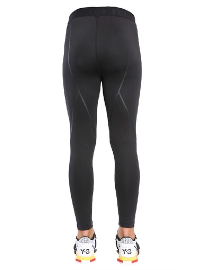 Shop Blackbarrett Fine Line Compression Leggings In Nero