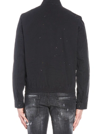 Dsquared2 Patchwork Jacket In Black