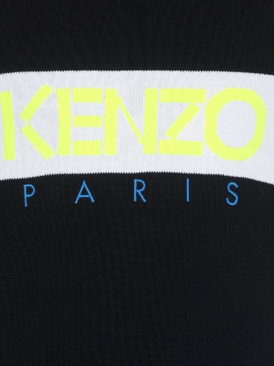 Shop Kenzo Cotton Sweatshirt In Midnight Blue