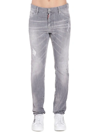 Shop Dsquared2 Cool Guy Jeans In Gray