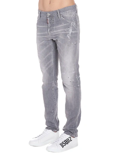 Shop Dsquared2 Cool Guy Jeans In Gray