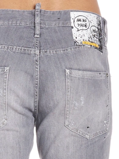 Shop Dsquared2 Cool Guy Jeans In Gray