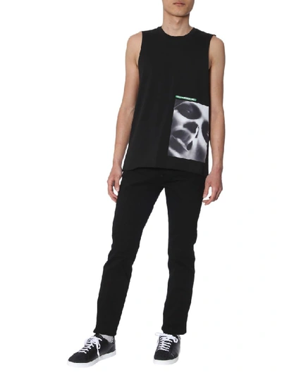 Shop Dsquared2 Sleeveless T-shirt In Nero
