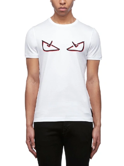 Shop Fendi Short Sleeve T-shirt In Basic