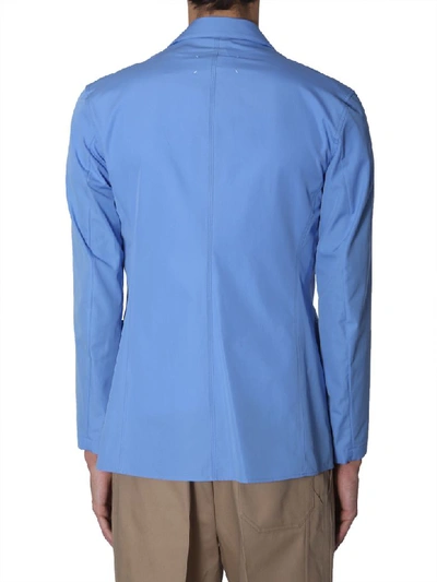 Shop Maison Margiela Double-breasted Jacket In Azzurro