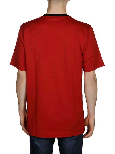 Shop Dolce & Gabbana Crown Logo Print T-shirt In Red