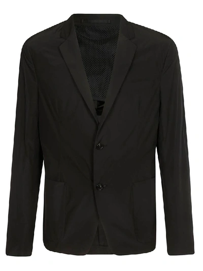 Shop Prada Single Breasted Blazer In Black