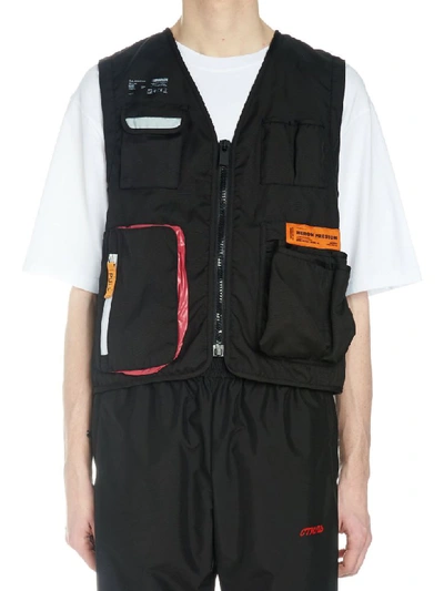 Shop Heron Preston Vest In Black