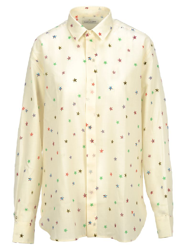 saint laurent star shirt