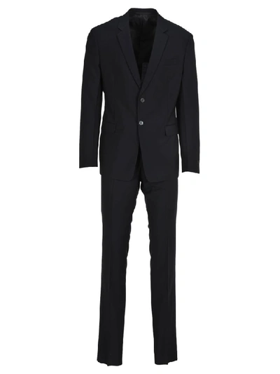 Shop Prada Classic Two-piece Suit In Blue