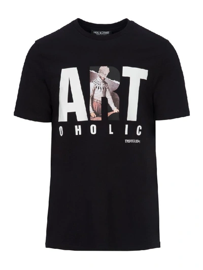 Shop Neil Barrett Artoholic Printed T-shirt In Black Print