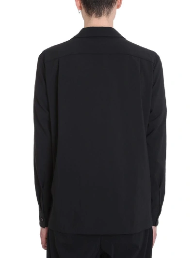 Shop Attachment Black Polyester Shirt