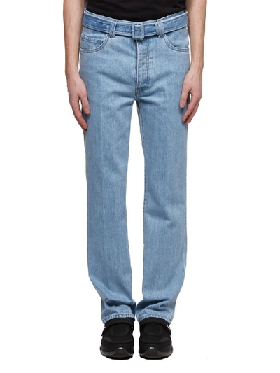 Shop Prada Jeans In Celeste