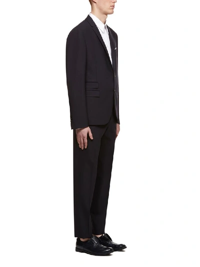 Shop Neil Barrett Two Piece Formal Suit In Blu