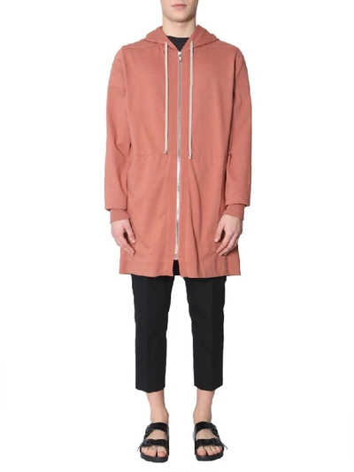 Shop Rick Owens Hoodie Sweatshirt In Marrone