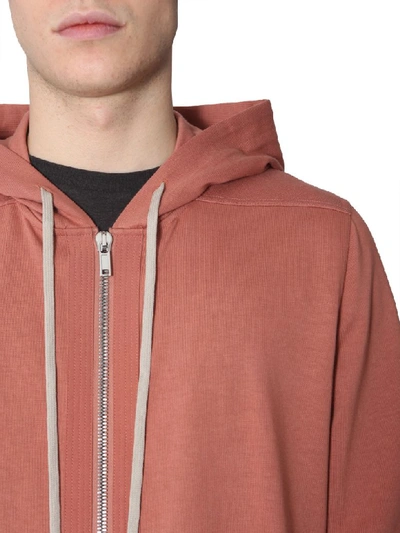 Shop Rick Owens Hoodie Sweatshirt In Marrone