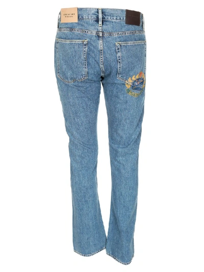 Shop Burberry Stonewash Straight Jeans