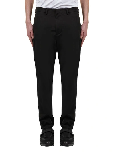 Shop Prada Classic Trousers In Nero