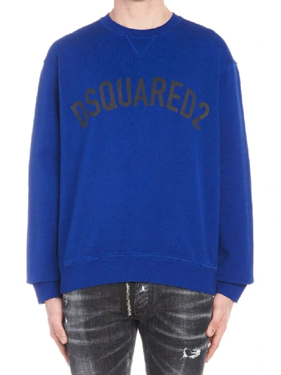 Shop Dsquared2 Sweatshirt In Blue