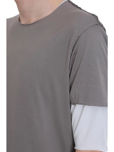 Shop Attachment Double Cotton T-shirt In Taupe