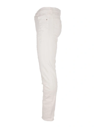 Shop Givenchy Jeans In White