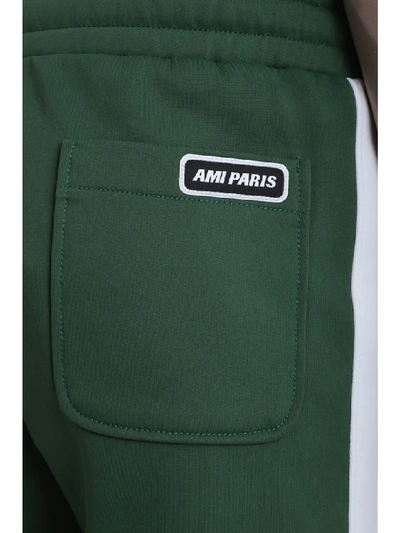 Shop Ami Alexandre Mattiussi Green Cotton Pants
