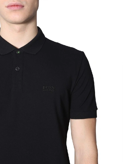 Shop Hugo Boss Piro Polo T-shirt In Nero