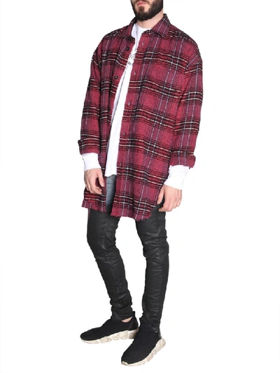 Shop Diesel S-taro Shirt In Bordeaux