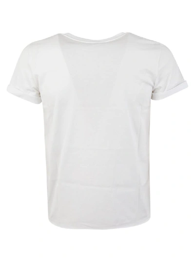 Shop Saint Laurent Logo T-shirt In White