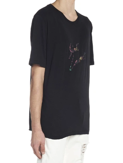 Shop Saint Laurent ' Animalier' T-shirt In Black