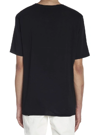 Shop Saint Laurent ' Animalier' T-shirt In Black