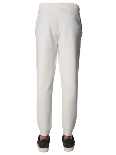 Shop Z Zegna Jogging Trousers In Bianco