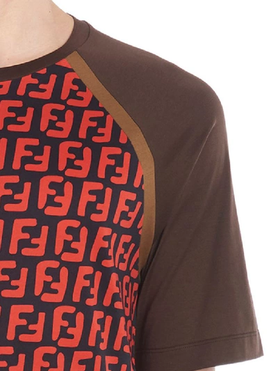 Shop Fendi T-shirt In Multicolor