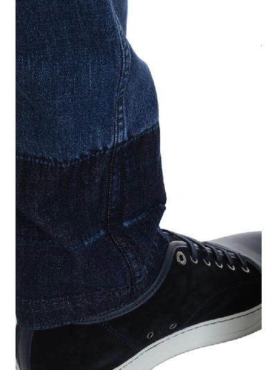 Shop Lanvin Blue Denim Jeans