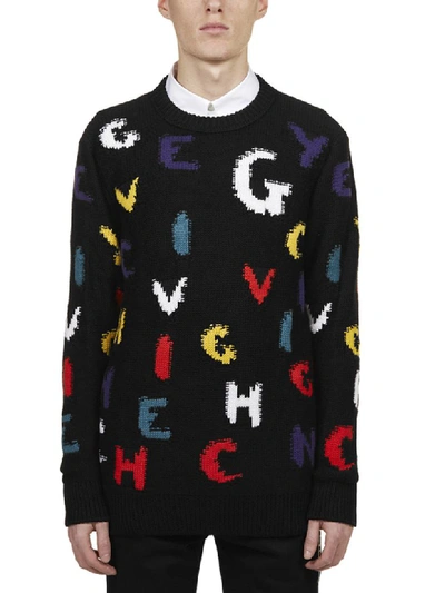 Shop Givenchy Sweater In Nero Multicolor